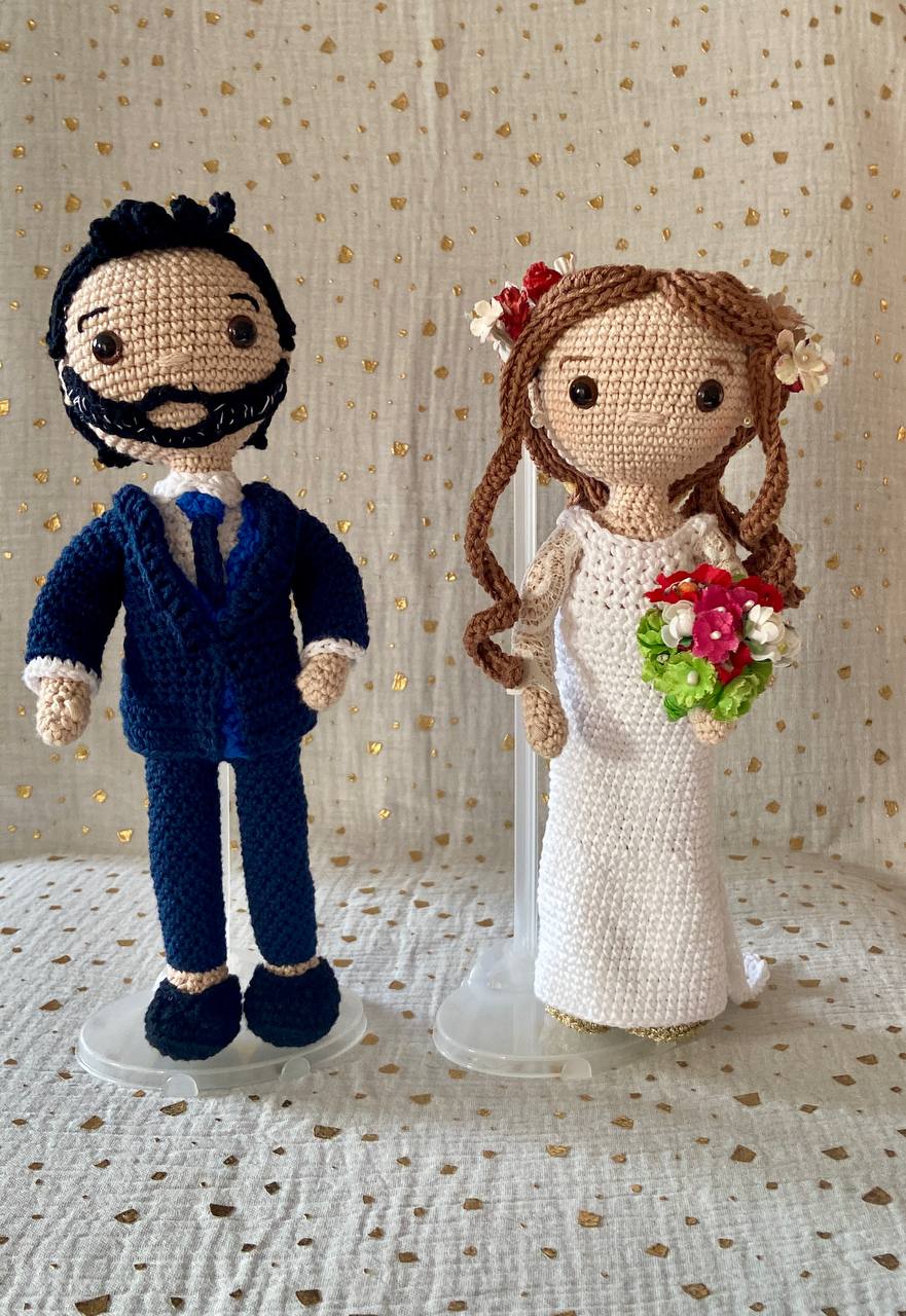Amigurumi personalizado hecho a mano por Cristina Granados
